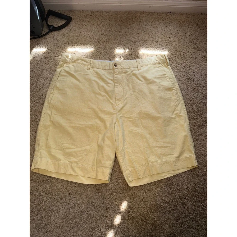 Polo Ralph Lauren Mens Classic Fit Shorts Size 38 Bundle Gray/Yellow/Blue